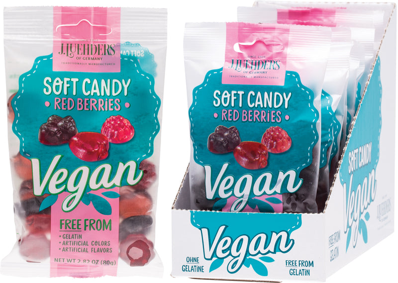 J.LUEHDERS Soft Vegan Candy Red Berries