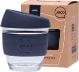 JOCO Reusable Glass Cup Small 8oz - Mood Indigo