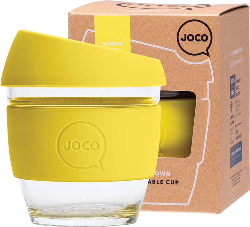 JOCO Reusable Glass Cup Small 8oz - Meadowlark