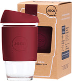 JOCO Reusable Glass Cup Extra Small 6oz - Ruby Wine
