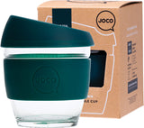 JOCO Reusable Glass Cup Small 8oz - Deep Teal