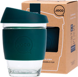 JOCO Reusable Glass Cup Regular 12oz - Deep Teal