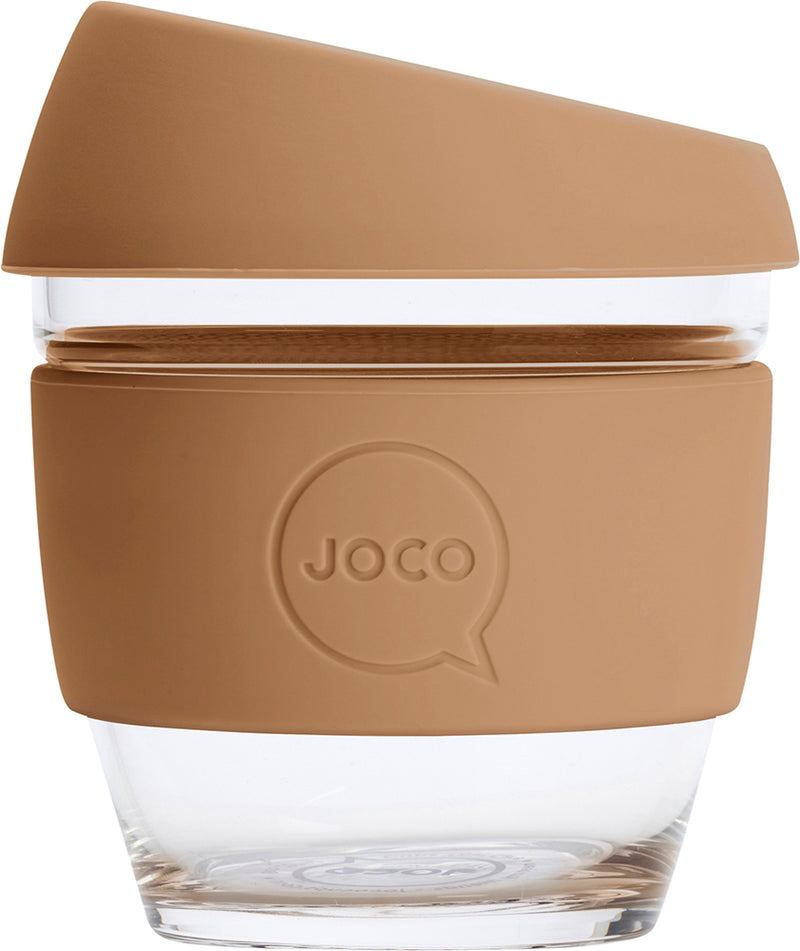 JOCO Reusable Glass Cup XXSmall 4oz - Butterum