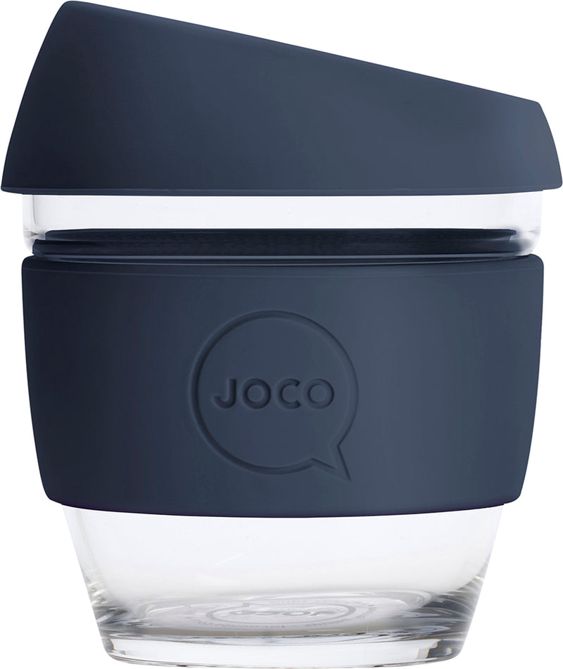 JOCO Reusable Glass Cup XXSmall 4oz - Mood Indigo