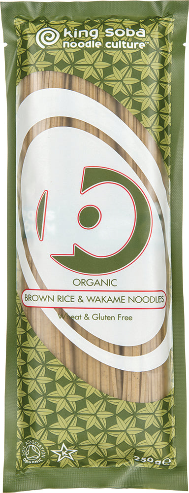 KING SOBA Brown Rice & Wakame Noodles