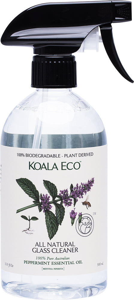 KOALA ECO Glass Cleaner 100% Peppermint Essential Oil