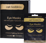 24K GODDESS Active Gold Eye Masks 10 Pairs - Single Use