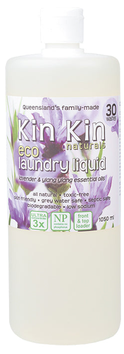 KIN KIN NATURALS Laundry Liquid (Ultra Conc.) Lavender & Ylang Ylang