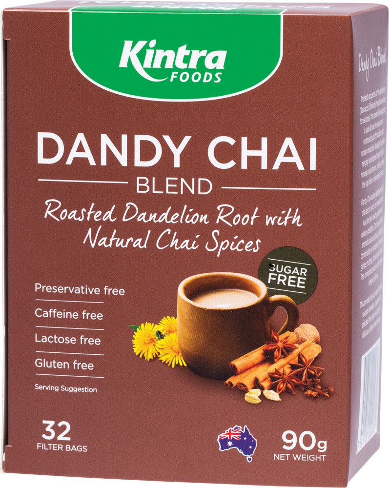 KINTRA FOODS Dandy Chai - Roasted Dand. Root Tea Bags