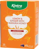 KINTRA FOODS Herbal Tea Bags Lemon & Ginger With Manuka Honey