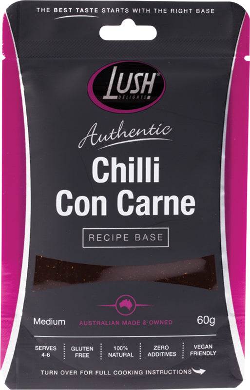 LUSH DELIGHTS Authentic Recipe Base Chilli Con Carne - Medium