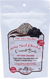 LITTLE ZEBRA CHOCOLATES Dark Chocolate Crunch Buds Hemp Seeds