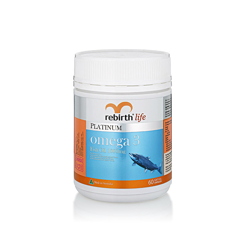 Platinum Omega 3Fish Oil 1000mg 60c