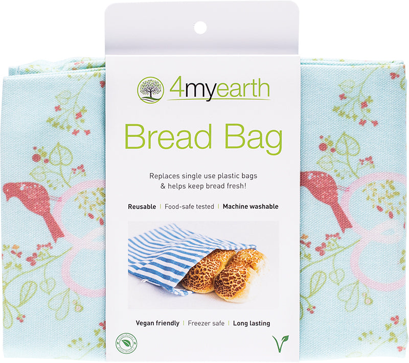4MYEARTH Bread Bag Love Birds - 30x40cm