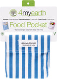 4MYEARTH Food Pocket Denim Stripe - 14x14cm