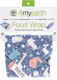 4MYEARTH Food Wrap Animals - 30x30cm