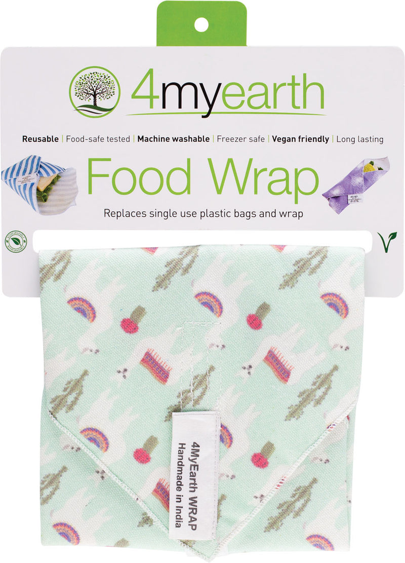 4MYEARTH Food Wrap Llamas - 30x30cm