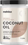 MELROSE Flavour Free Coconut Oil Organic