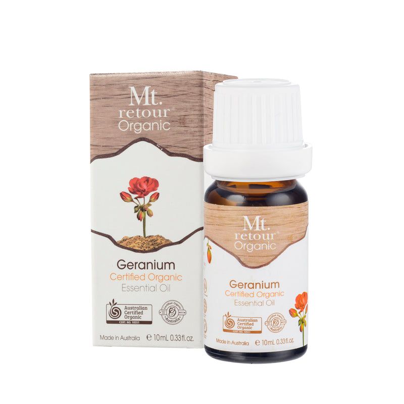 Certified Organic Geranium Essential Oil 10ml