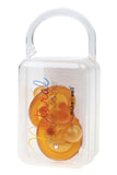 NATURAL RUBBER SOOTHERS Soother - Twin Pack Medium Rounded (3 - 6 mths)