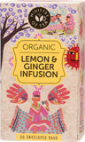 MINISTRY OF TEA Herbal Tea Bags Lemon & Ginger Infusion