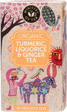 MINISTRY OF TEA Herbal Tea Bags Turmeric, Liquorice & Ginger Tea