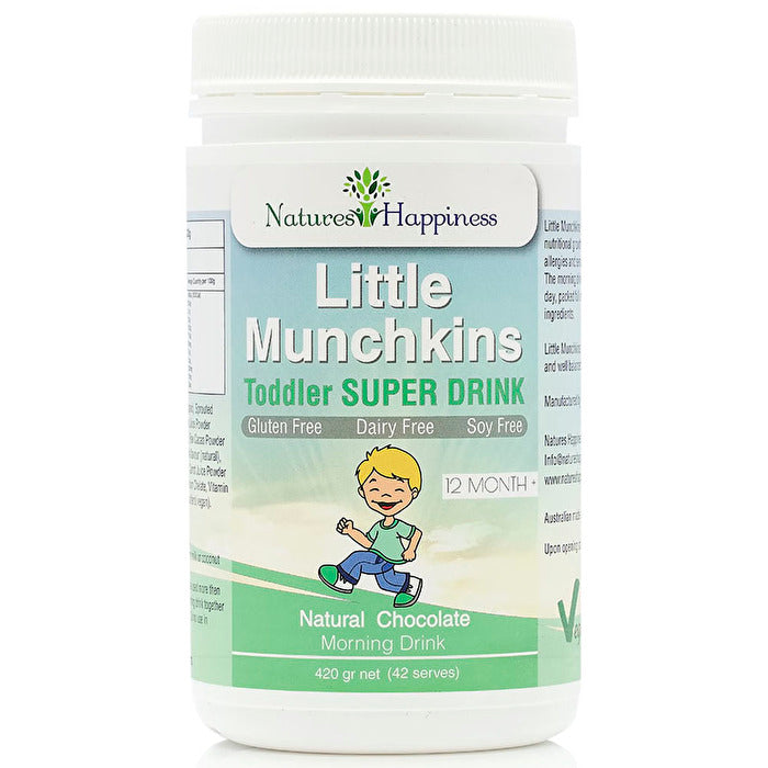 Natures Happiness Little Munchkins Toddler Super Drink (Morning Drink) Chocolate 420g