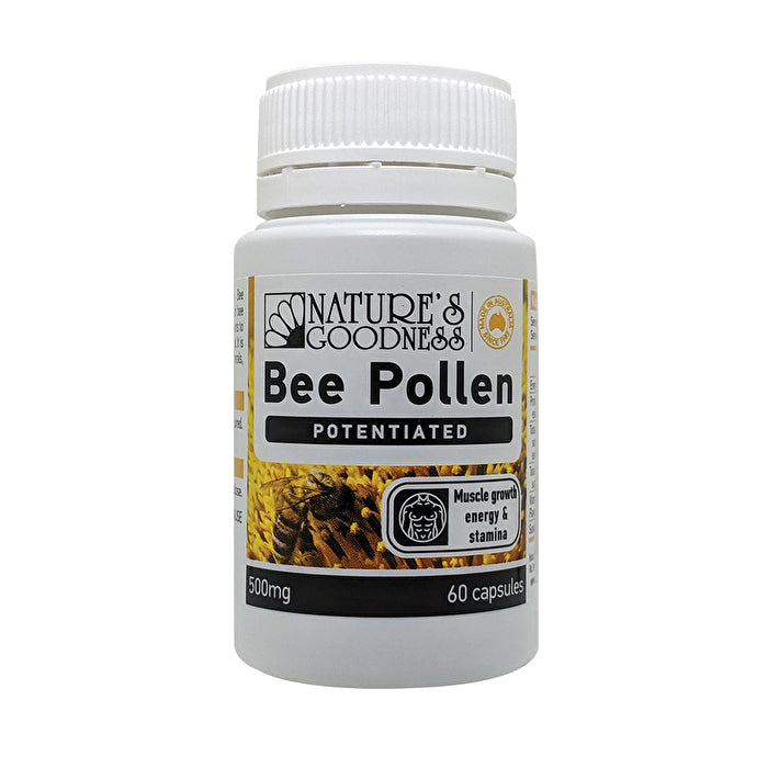 Nature's Goodness Activ Bee Pollen 500mg 60c