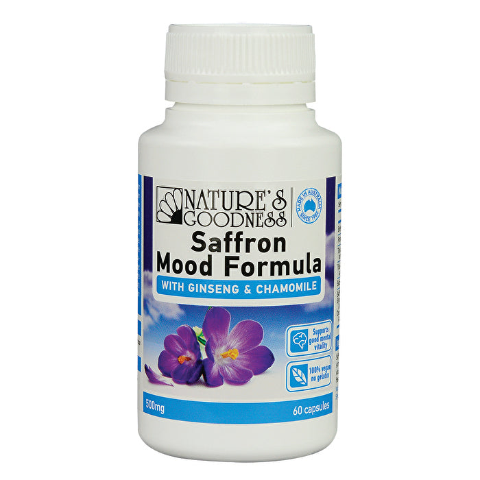 Nature's Goodness Saffron Mood Formula 500mg 60vc