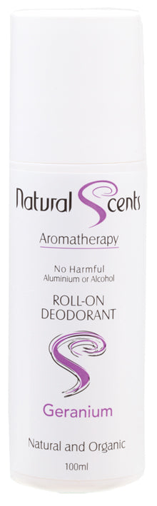 NATURAL SCENTS Roll-On Deodorant Geranium