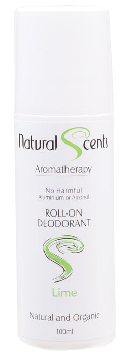 NATURAL SCENTS Roll-On Deodorant Lime