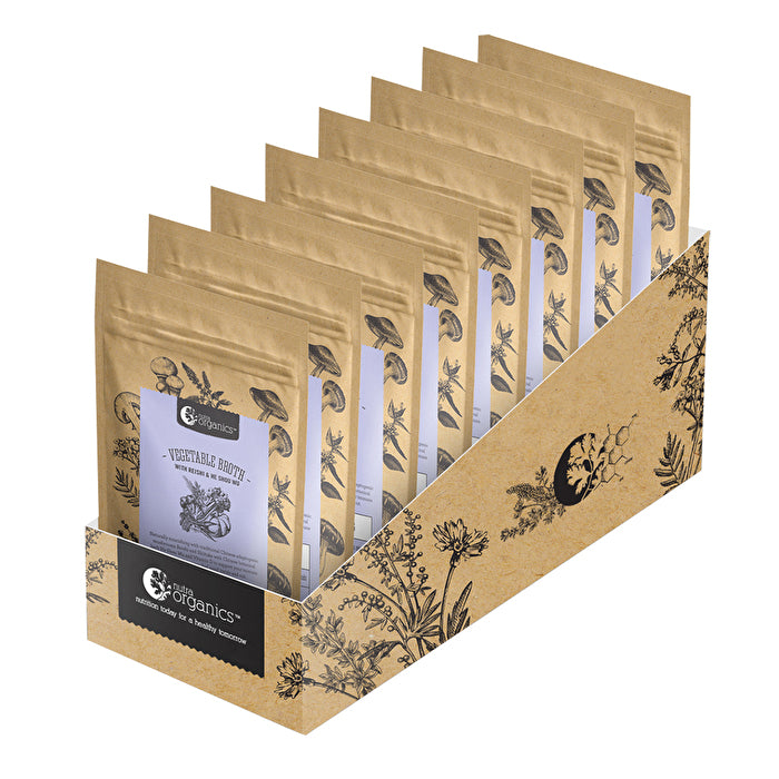 Nutra Organics Mermaid Latte (Spirulina & Sea Minerals - Blue Matcha Chai) 90g x 8 Display