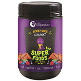 Nutra Organics Super Foods for Kidz Berry Choc Chunk 150g Powder