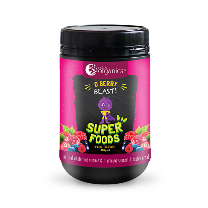 Nutra Organics Super Foods for Kidz C Berry Blast 200g Powder