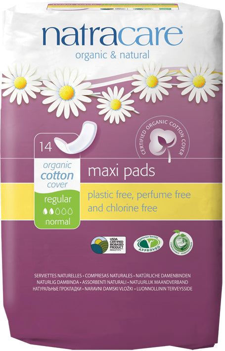 NATRACARE Maxi Pads Regular