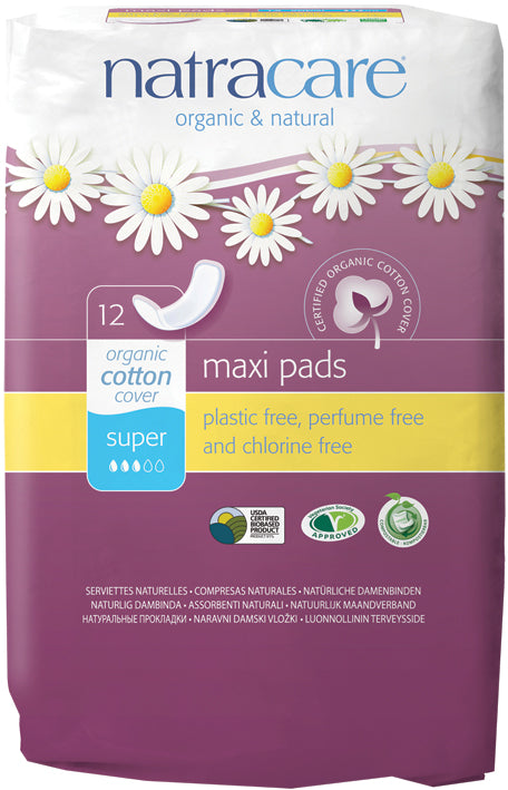 NATRACARE Maxi Pads Super