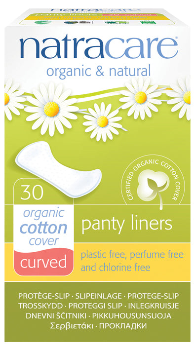 NATRACARE Panty Liners Curved