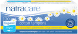 NATRACARE Tampons (Non-Applicator) Super
