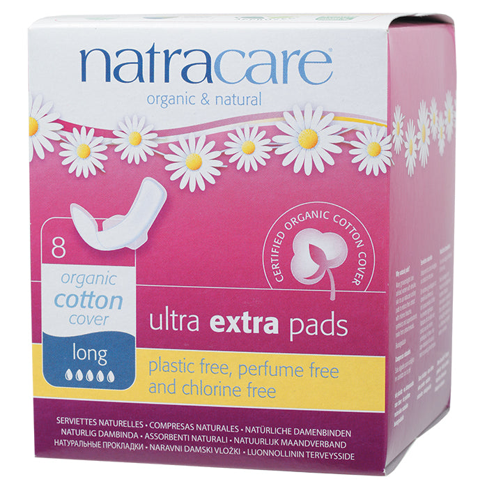 NATRACARE Ultra Extra Pads Long (Wings)