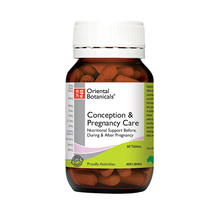 Oriental Botanicals Conception & Pregnancy Care 60t