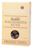 ORGANIC TIMES Milk Chocolate Macadamia Nuts