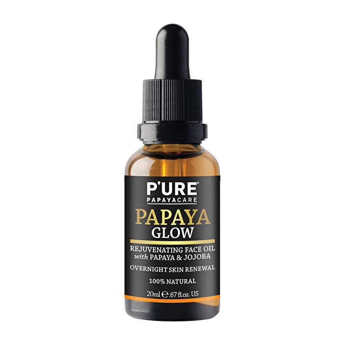 P'ure Papayacare Papaya Glow (Rejuvenating Face Oil with Papaya & Jojoba) 20ml