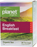 PLANET ORGANIC Herbal Tea Bags English Breakfast