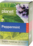 PLANET ORGANIC Herbal Tea Bags Peppermint