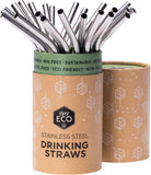 EVER ECO Stainless Steel Straws - Bent Counter Display