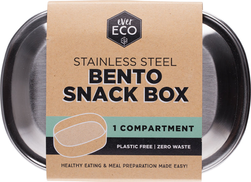EVER ECO Stainless Steel Bento Snack Box 1 Compartment