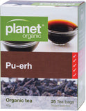 PLANET ORGANIC Herbal Tea Bags Pu-erh
