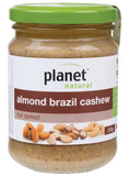 PLANET NATURAL Nut Spread Almond Brazil Cashew