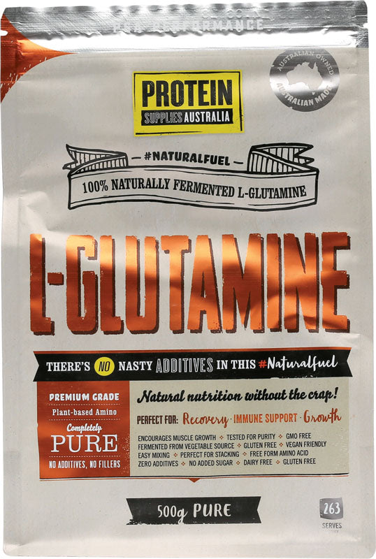 PROTEIN SUPPLIES AUST. L-Glutamine (Plant-based) Pure