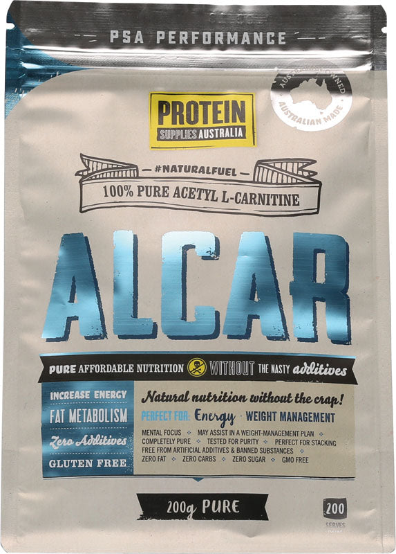 PROTEIN SUPPLIES AUST. Alcar (Acetyl L-Carnitine) Pure